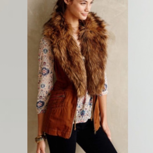 Anthropologie Jackets & Blazers - Anthropologie••HEI faux fur vest